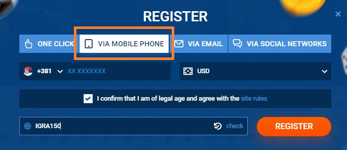 mobiltelefon regisztráció